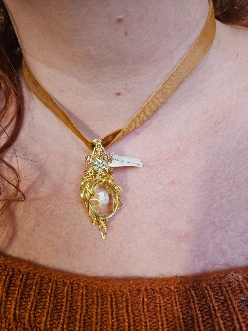 Amulette ✨Citrine -abondance , joie 