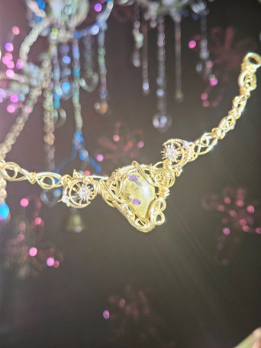 Constellation de la vierge-collier modulable Atlantisite✨ 