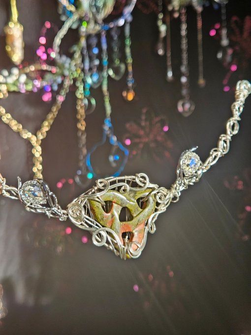 Constellation de l'Ours -Collier modulable Unakite ✨ 