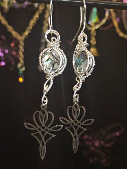 Boucle d'oreille Ormeau Abalone