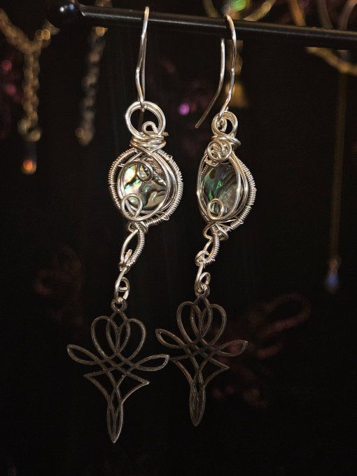 Boucle d'oreille Ormeau Abalone