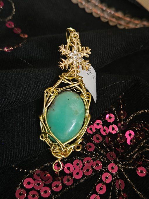 Amulette En Chrysoprase – Pierre De Soin, De Confiance Et De Compassion   