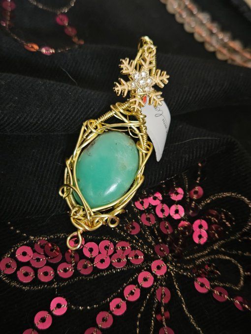 Amulette En Chrysoprase – Pierre De Soin, De Confiance Et De Compassion   