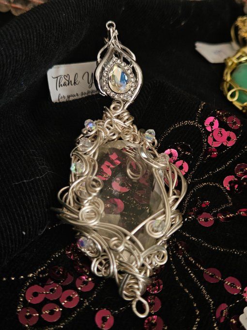 Légende Cristal de roche argent