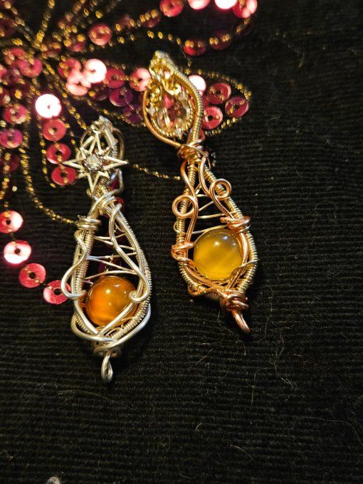 Amulette Cornaline – Les minis - Dynamisme & Confiance  