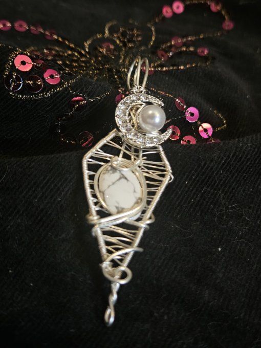 Eclat D'Argent Howlite – Calme Et Clarté Mentale  