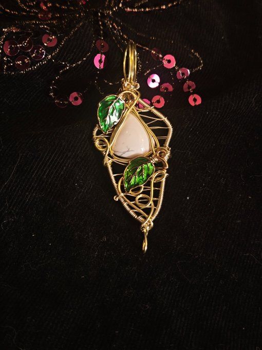 Eclat D'Or Howlite – Calme Et Clarté Mentale  