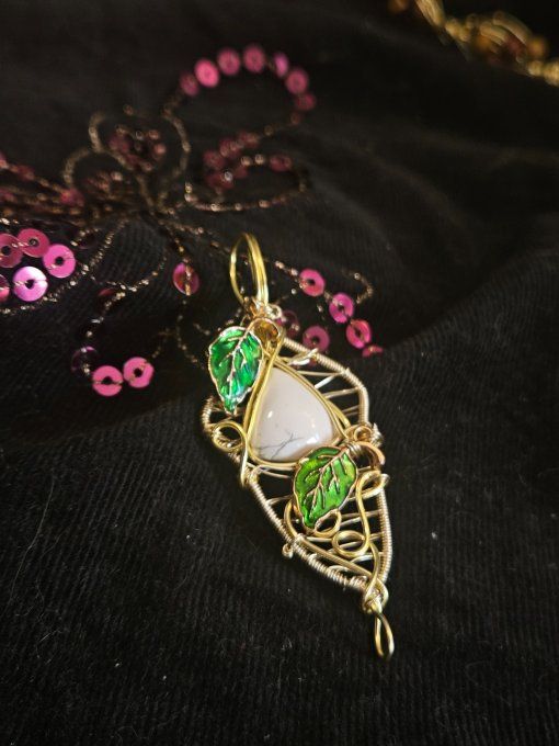 Eclat D'Or Howlite – Calme Et Clarté Mentale  