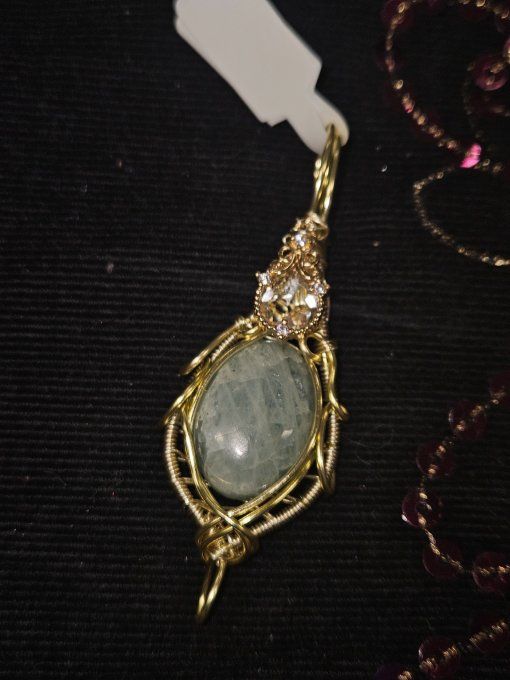 Eclat d'aigue marine or