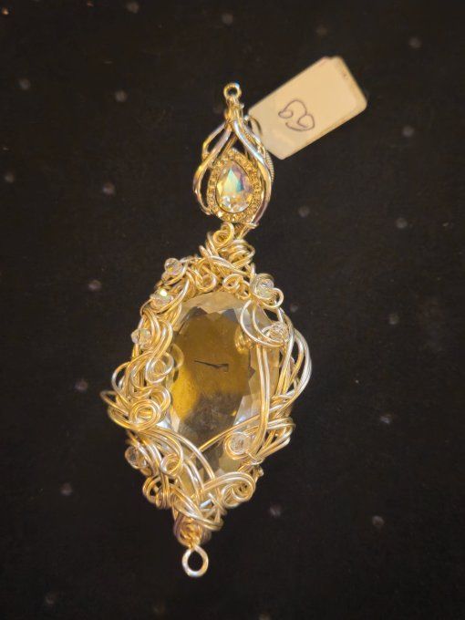 Légende Cristal de roche argent