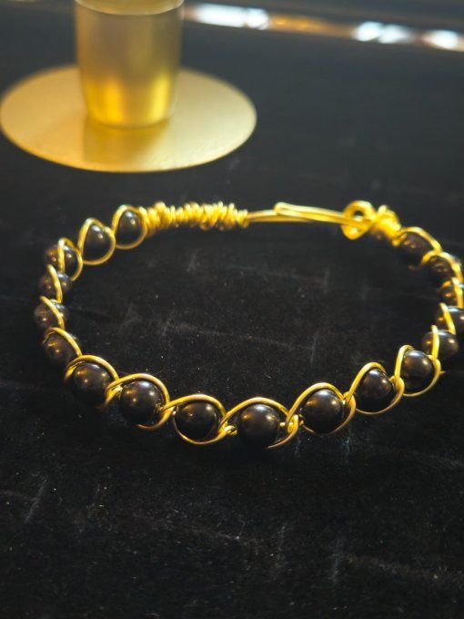  Tourmaline noire bracelet 