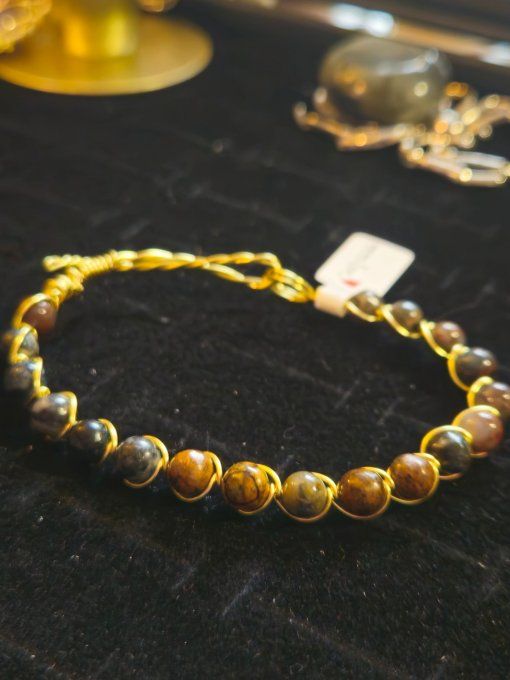 Pietersite ✨ Bracelet ,pierre des tempêtes