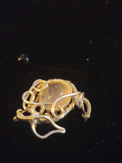 Bague Quartz Rose ✨ Ajustable 