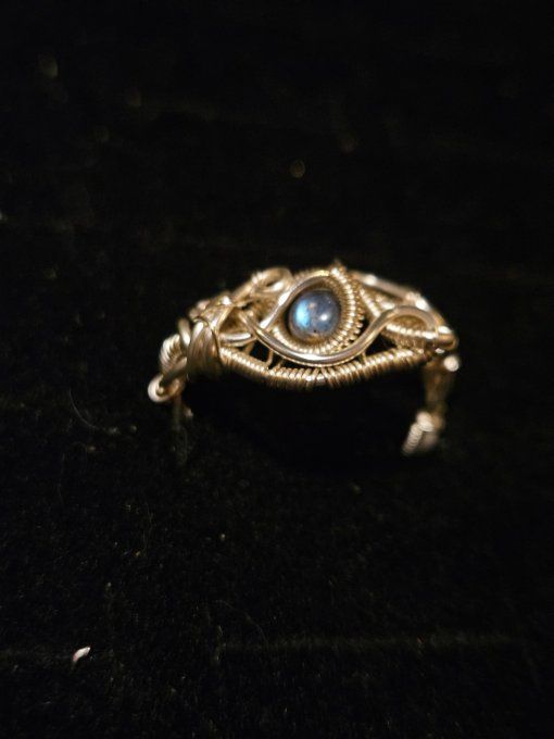 Bague Labradorite ✨ajustable 6mm