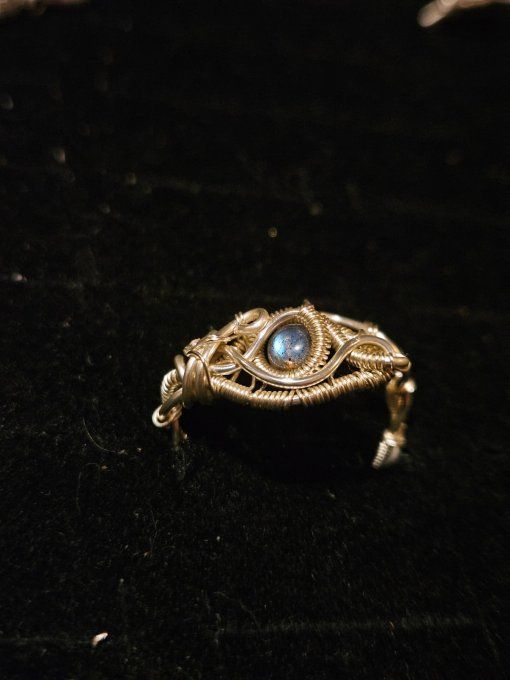 Bague Labradorite ✨ajustable 6mm