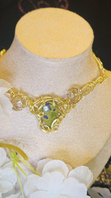 Constellation de la vierge-collier modulable Atlantisite✨ 