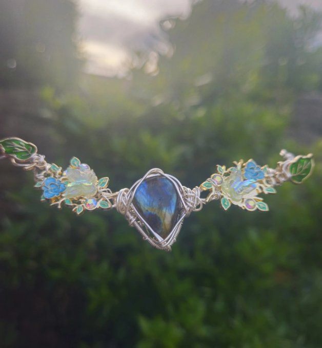 Collier Gaïa _Labradorite Spectrolite –  Protection & Harmonie 