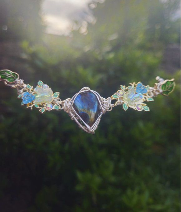 Collier Gaïa _Labradorite Spectrolite –  Protection & Harmonie 