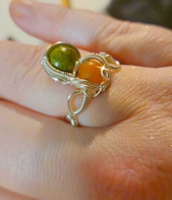 La bague infini perles ( visuel a venir )