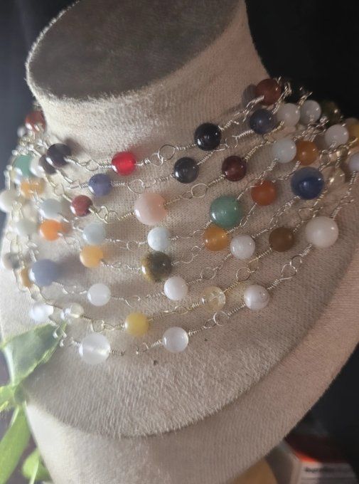 Bracelet ou Collier Cascade de Perles 