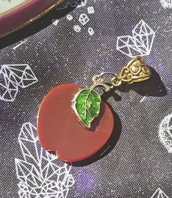 Amulette Cornaline pomme– Pierre De Dynamisme & Confiance