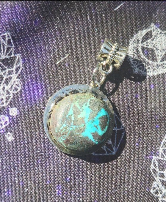 Collier Tenorite Chrysocolle – Équilibre Émotionnel