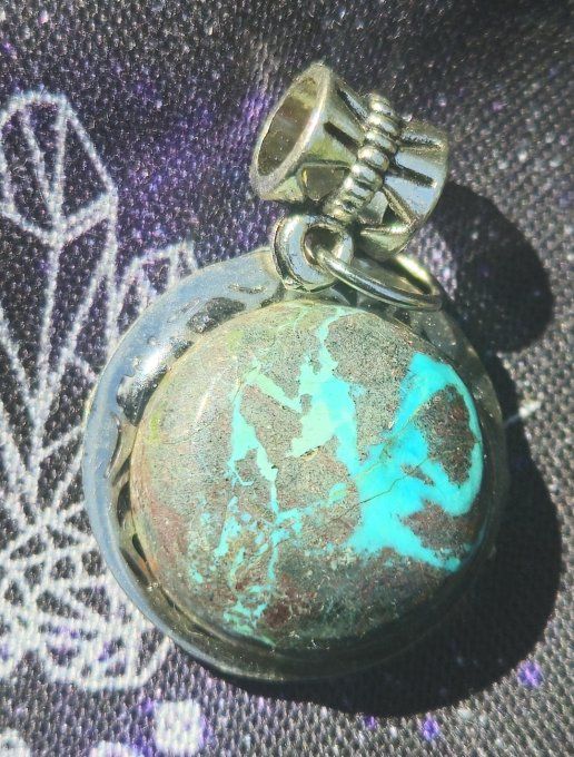 Collier Tenorite Chrysocolle – Équilibre Émotionnel