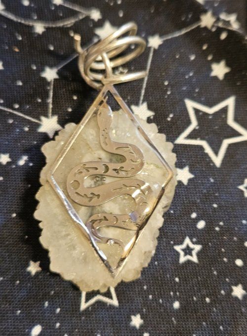 Pendentif Quartz solaire 