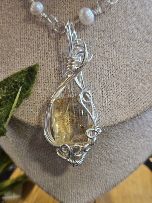 Amulette ✨Citrine -abondance , joie 