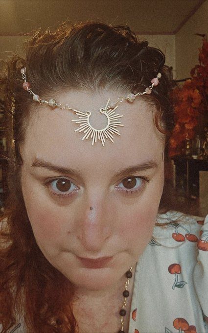 Collier éclat de soleil– perles naturelle  