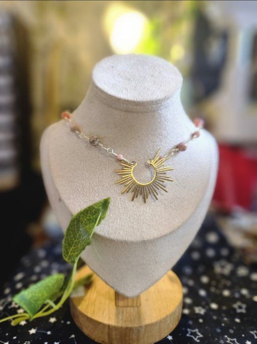 Collier éclat de soleil– perles naturelle  