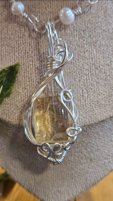 Amulette ✨Citrine -abondance , joie