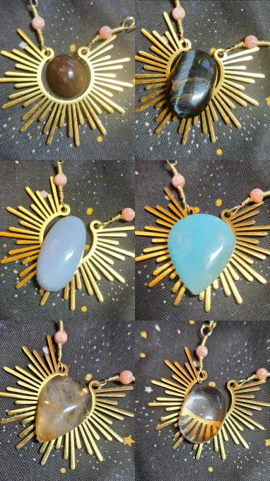 Rivières de perles : collier Solaire