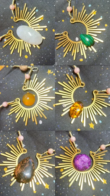 Rivières de perles : collier Solaire