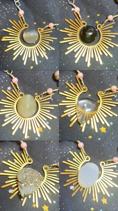 Rivières de perles : collier Solaire