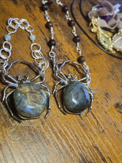 Superbe Scorpion Labradorite  10/12 cm protection et confiance 