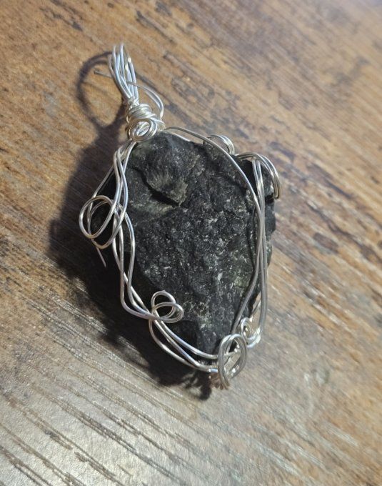 Pendentif Pomme poison Jaspe Kambaba ✨Protection, Régénération & Soin du Cœur