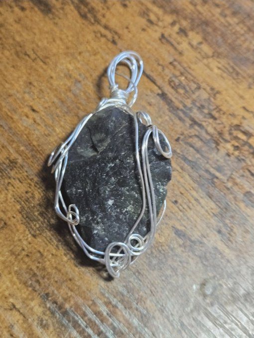 Pendentif Pomme poison Jaspe Kambaba ✨Protection, Régénération & Soin du Cœur