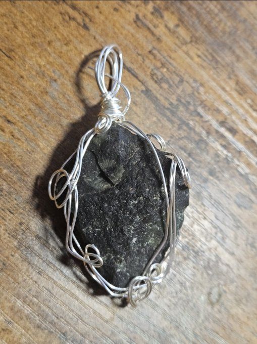 Pendentif Pomme poison Jaspe Kambaba ✨Protection, Régénération & Soin du Cœur