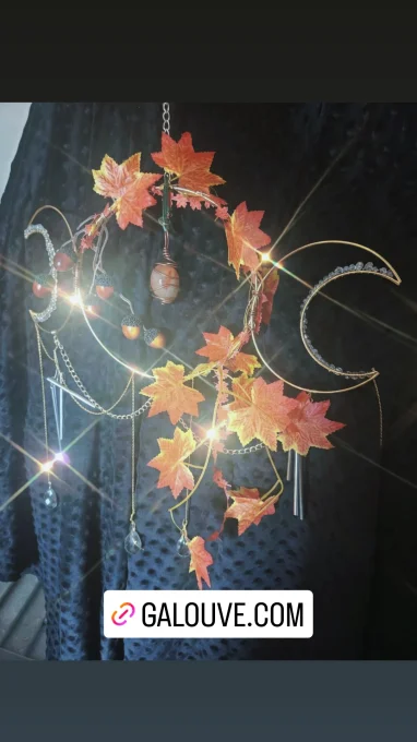 Sun Catcher Triple Lune automne 