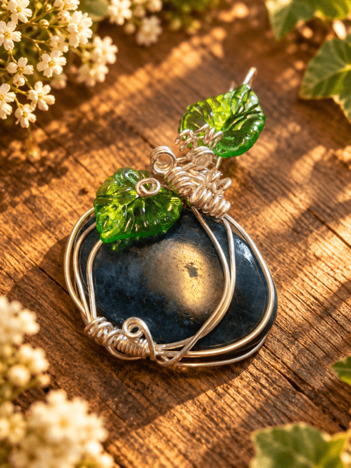 Pendentif Apatite Bleu Citrouille