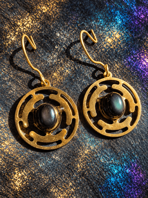 Boucle d’oreille oeil céleste -Protection & Clarté