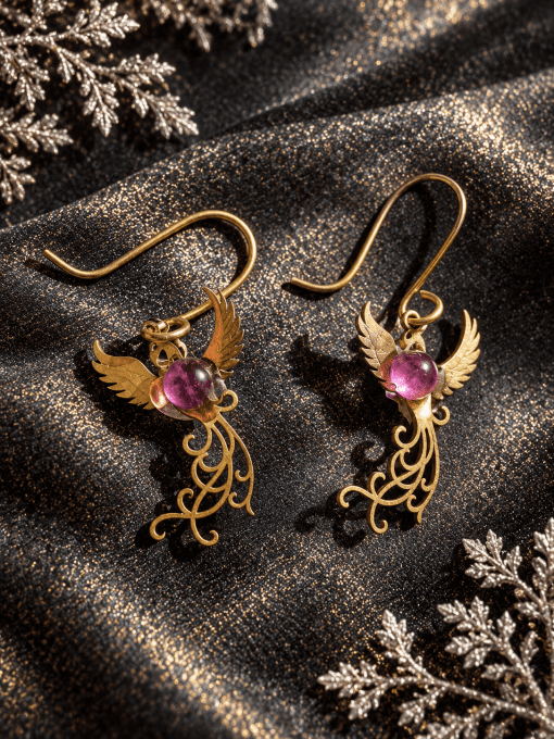 Boucles d’oreille Améthyste -serenité et Apaisement