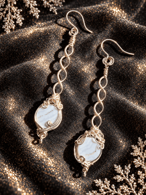 Boucle Agate Blue Lace -douceur et communication