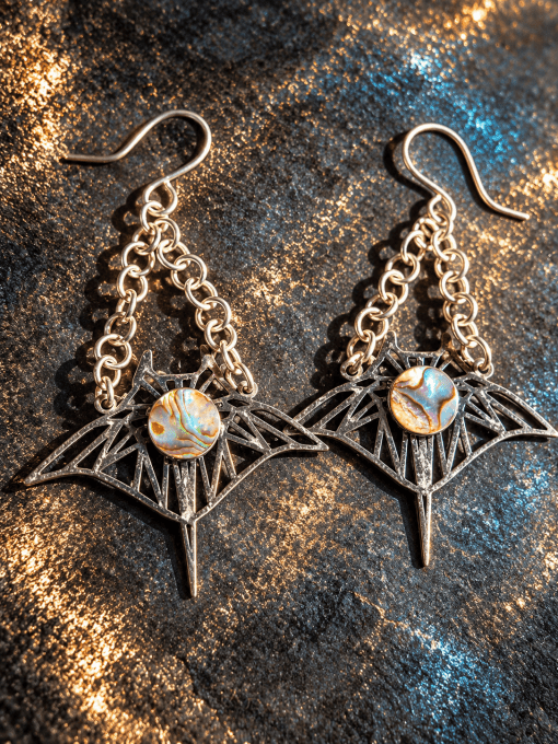 Boucle d'oreille Ormeau Abalone