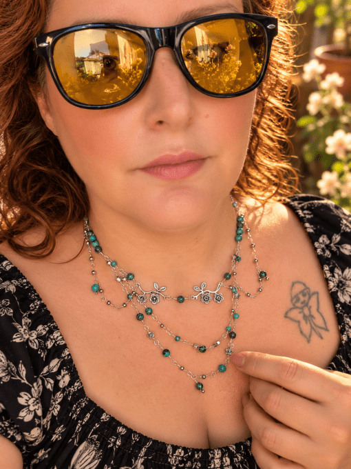 Collier riviera turquoise africaine