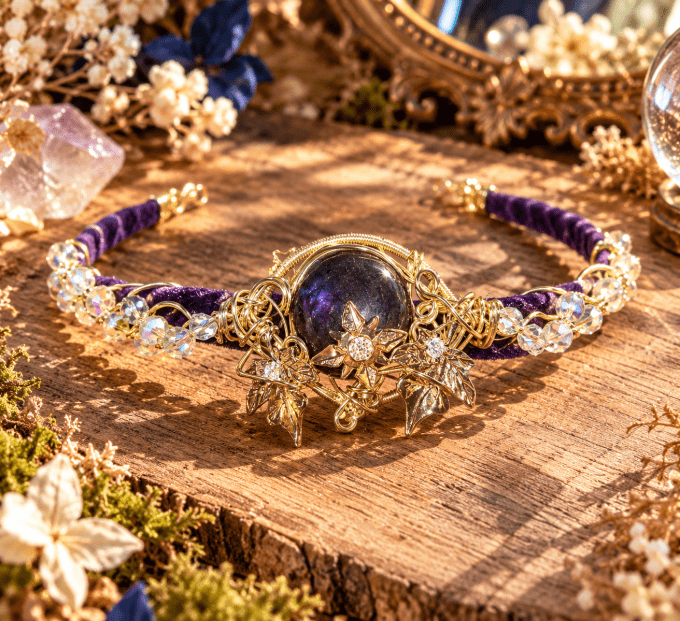 Serre tête Purpurite ✨ protection et apaisement 