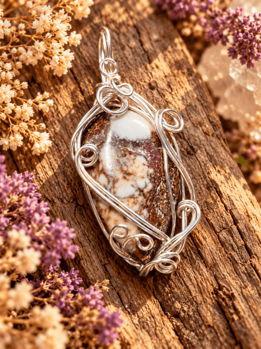Pendentif Wild Horse – Magnésite Aux Vertus Apaisantes   