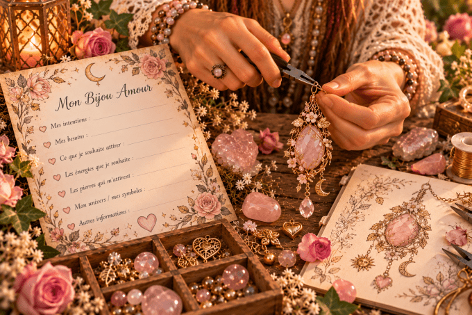 Questionnaire amour , créer ton bijoux amour 