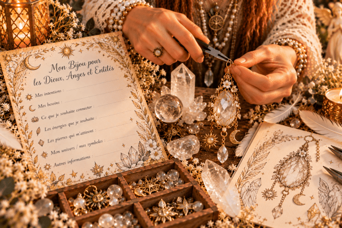 Questionnaire : créer ton bijoux pour les DIEUX , ANGES , Entités